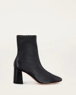Loeffler Randall Elise Black Stretch Bootie Acorn