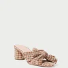 Sale Loeffler Randall Emilia Bow Heel Brown Gingham