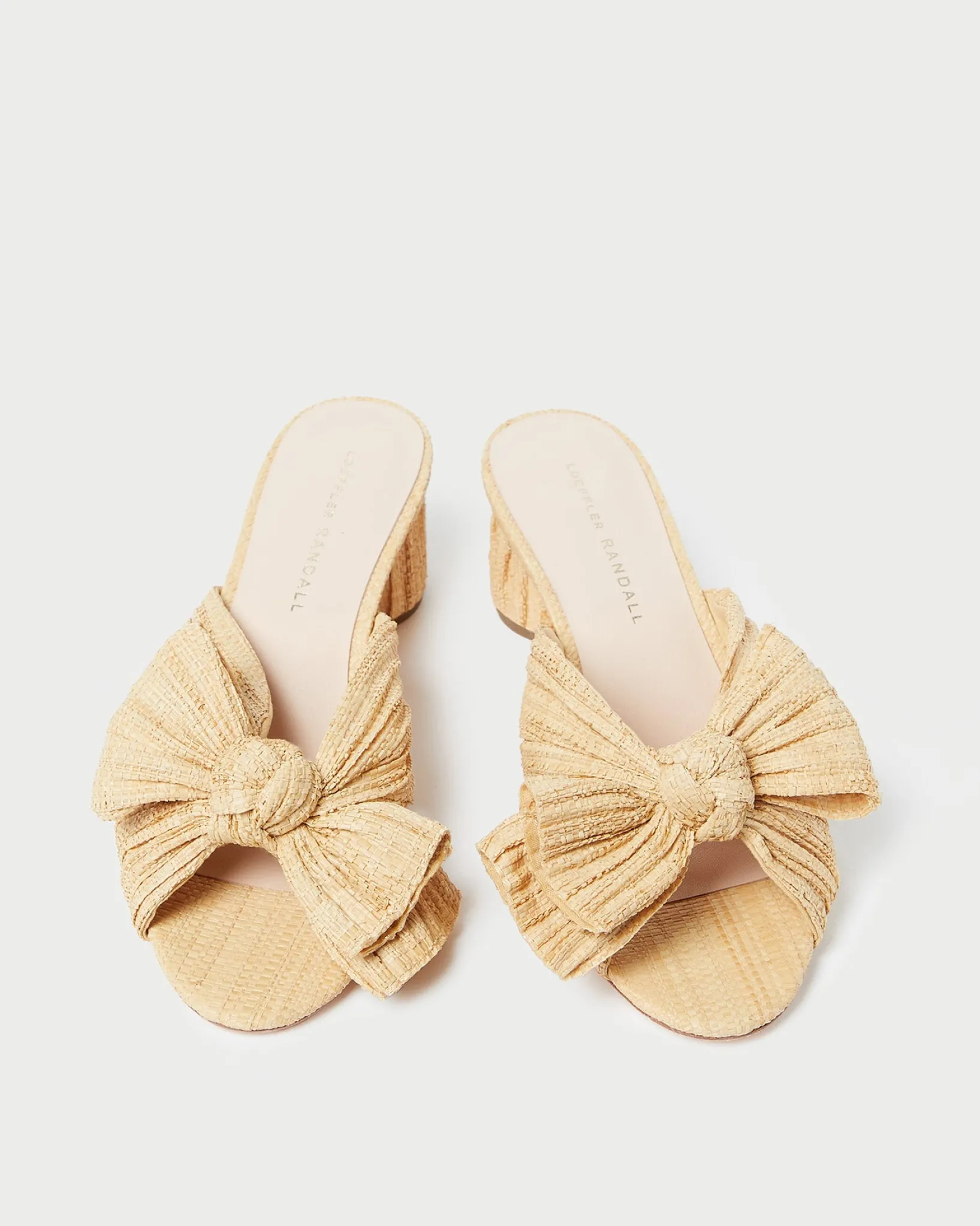 Sale Loeffler Randall Emilia Bow Heel Brown Gingham