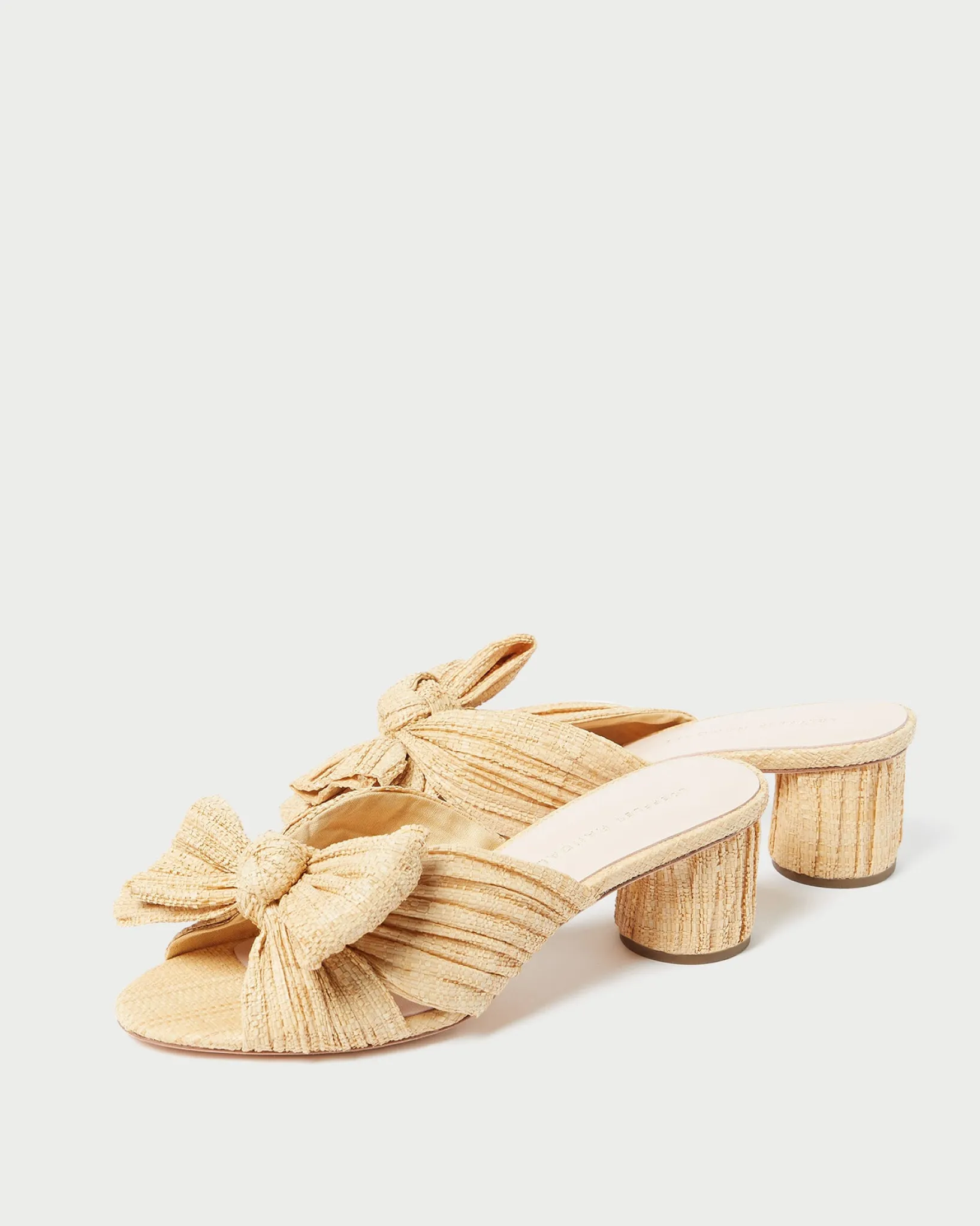 Sale Loeffler Randall Emilia Bow Heel Brown Gingham