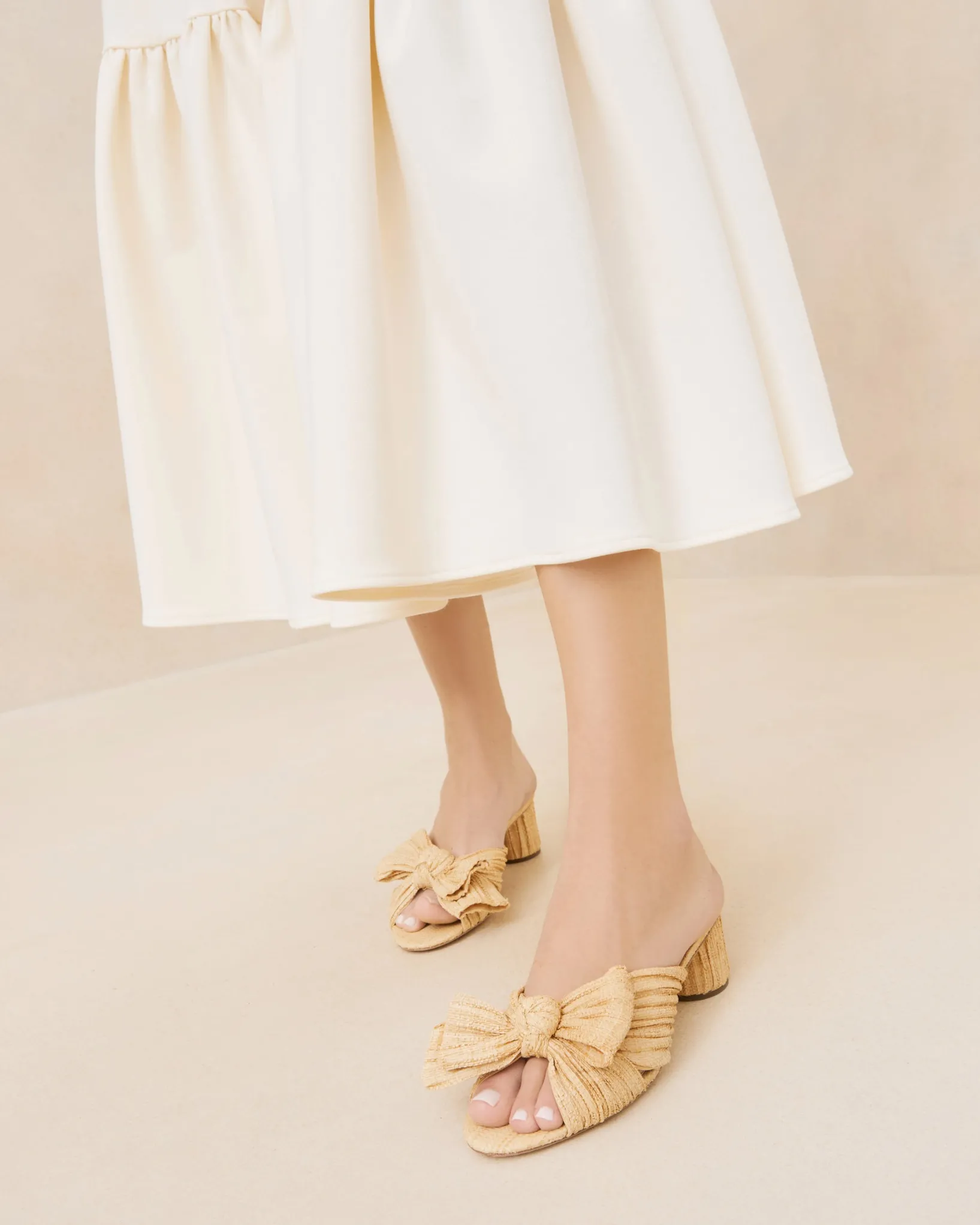 Sale Loeffler Randall Emilia Bow Heel Brown Gingham