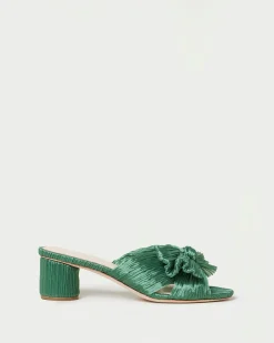 Best Loeffler Randall Emilia Pleated Bow Heel Sage