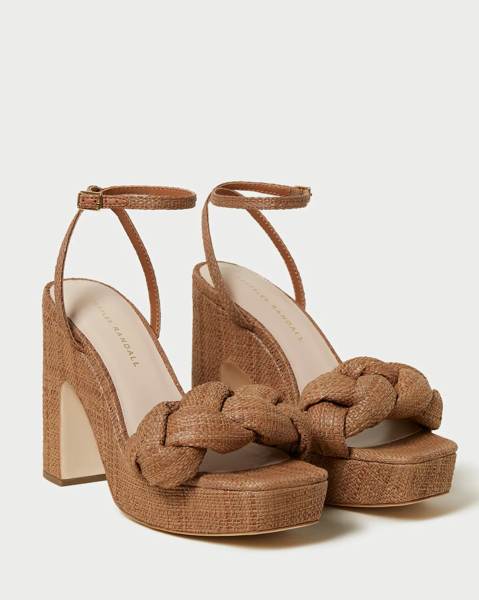 Online Loeffler Randall Fae Denim Platform Heel Blue