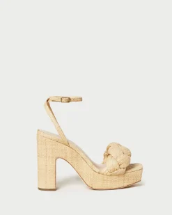 Outlet Loeffler Randall Fae Platform Heel Natural