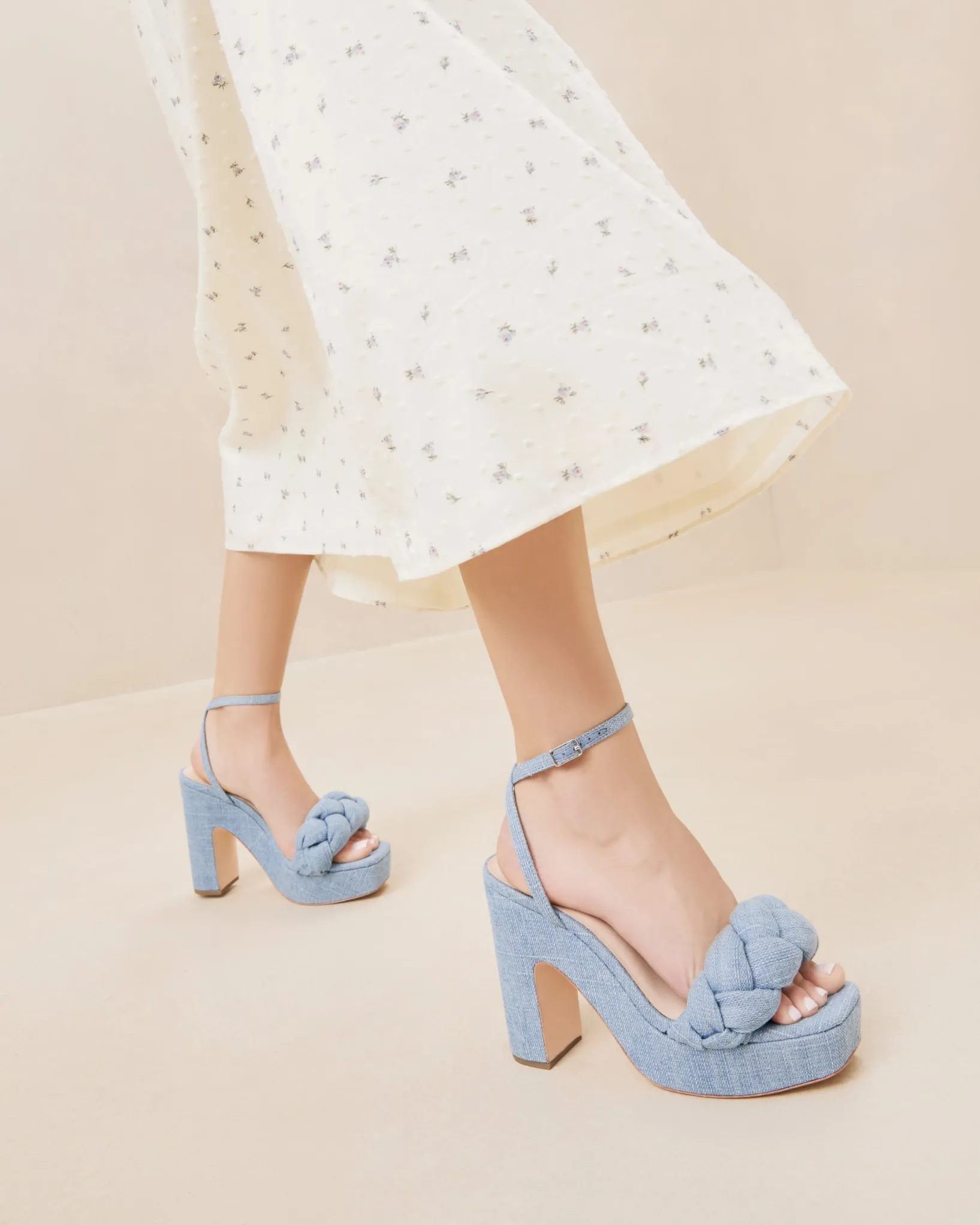 Outlet Loeffler Randall Fae Platform Heel Natural