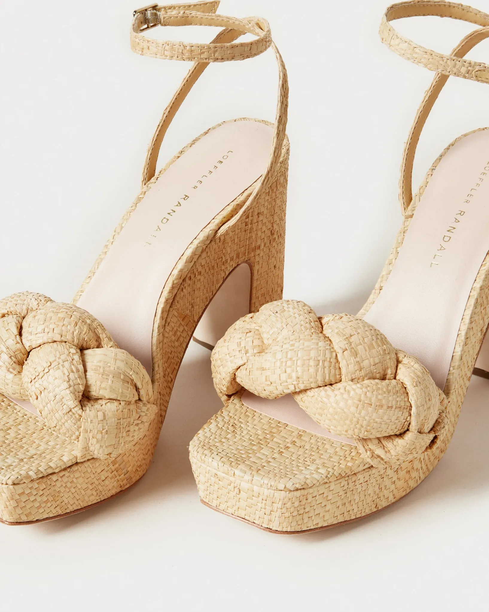 Outlet Loeffler Randall Fae Platform Heel Natural
