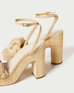 Outlet Loeffler Randall Fae Platform Heel Natural