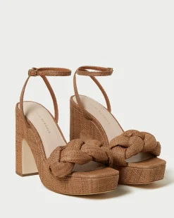 Outlet Loeffler Randall Fae Platform Heel Natural