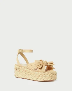 Best Loeffler Randall Gaby Bow Espadrille Brown Gingham