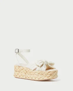 Best Loeffler Randall Gaby Pleated Bow Espadrille White