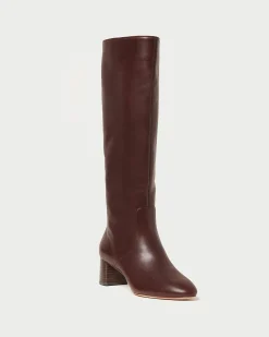 Online Loeffler Randall Gia Espresso Tall Boot Black