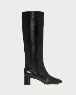 Online Loeffler Randall Gia Espresso Tall Boot Black