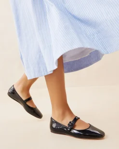 Discount Loeffler Randall Ginger Mary Jane Black Patent