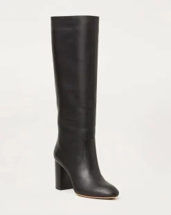 Outlet Loeffler Randall Goldy Cognac Tall Boot Black