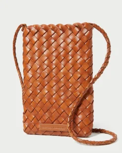Loeffler Randall Grace Woven Crossbody Desert Sand
