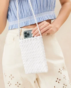 Online Loeffler Randall Grace Woven Crossbody Timber
