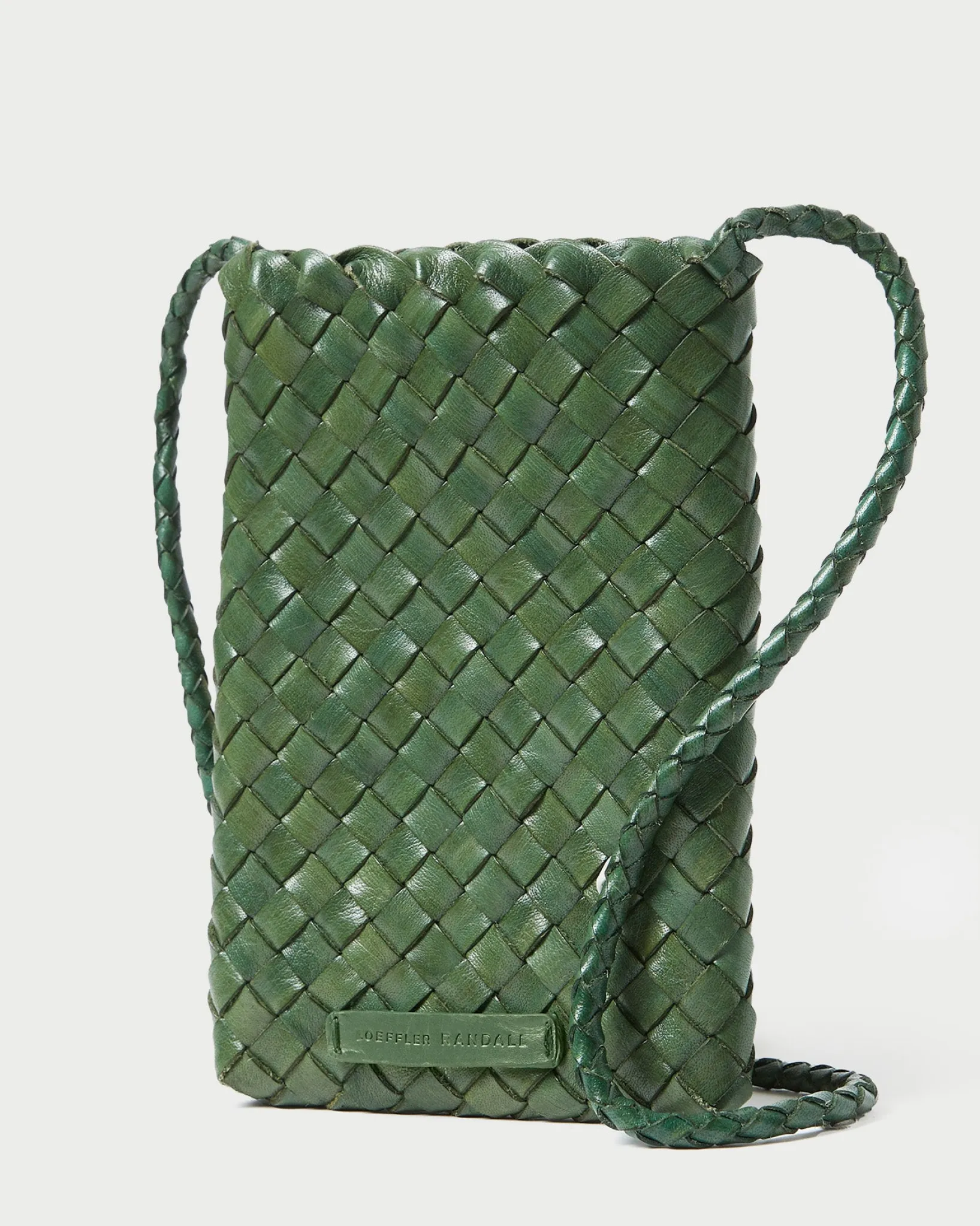 Online Loeffler Randall Grace Woven Crossbody Timber