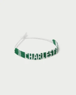 Loeffler Randall Green/White 'Charleston' Bracelet White/Green />