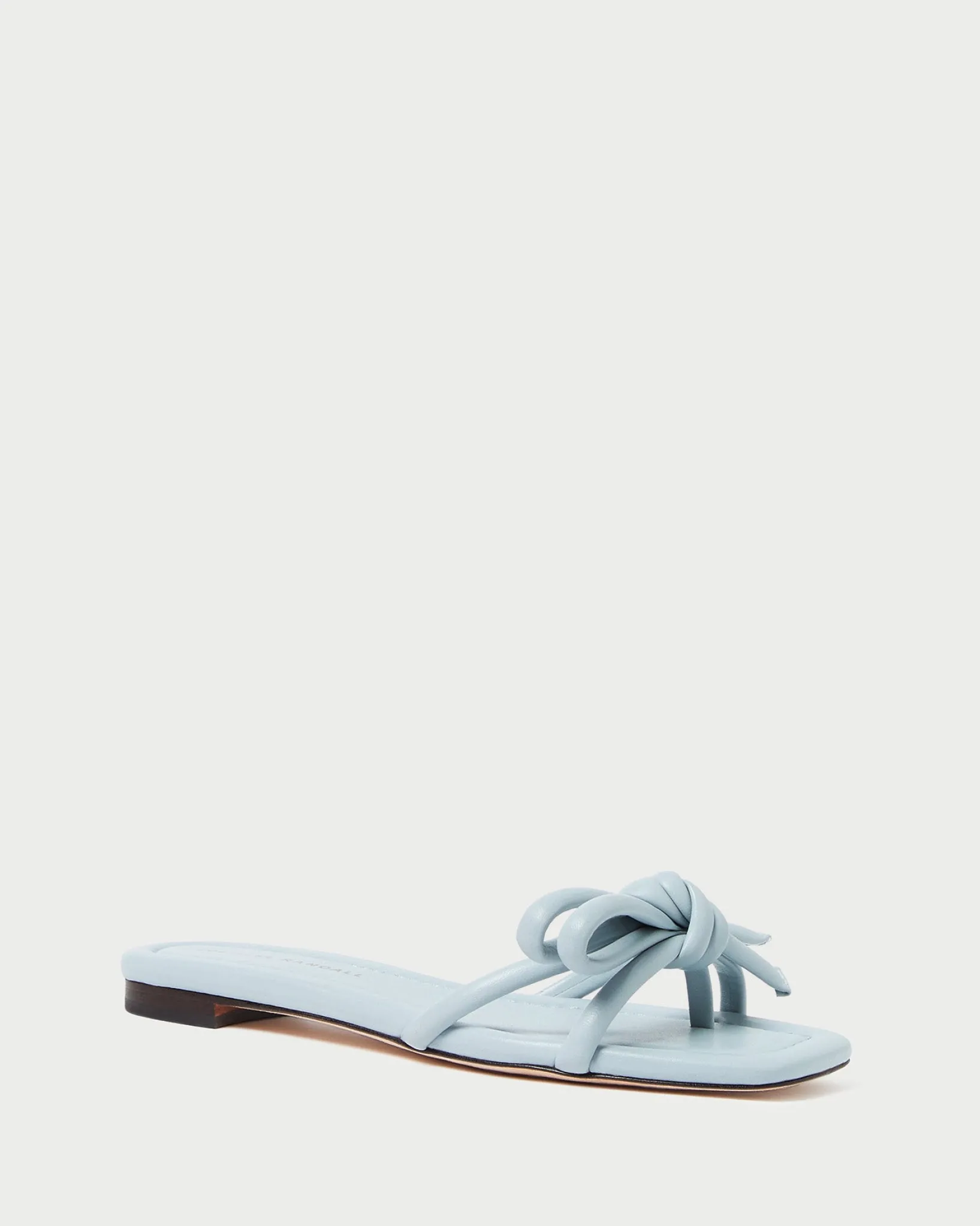 Discount Loeffler Randall Hadley Leather Bow Sandal Blue