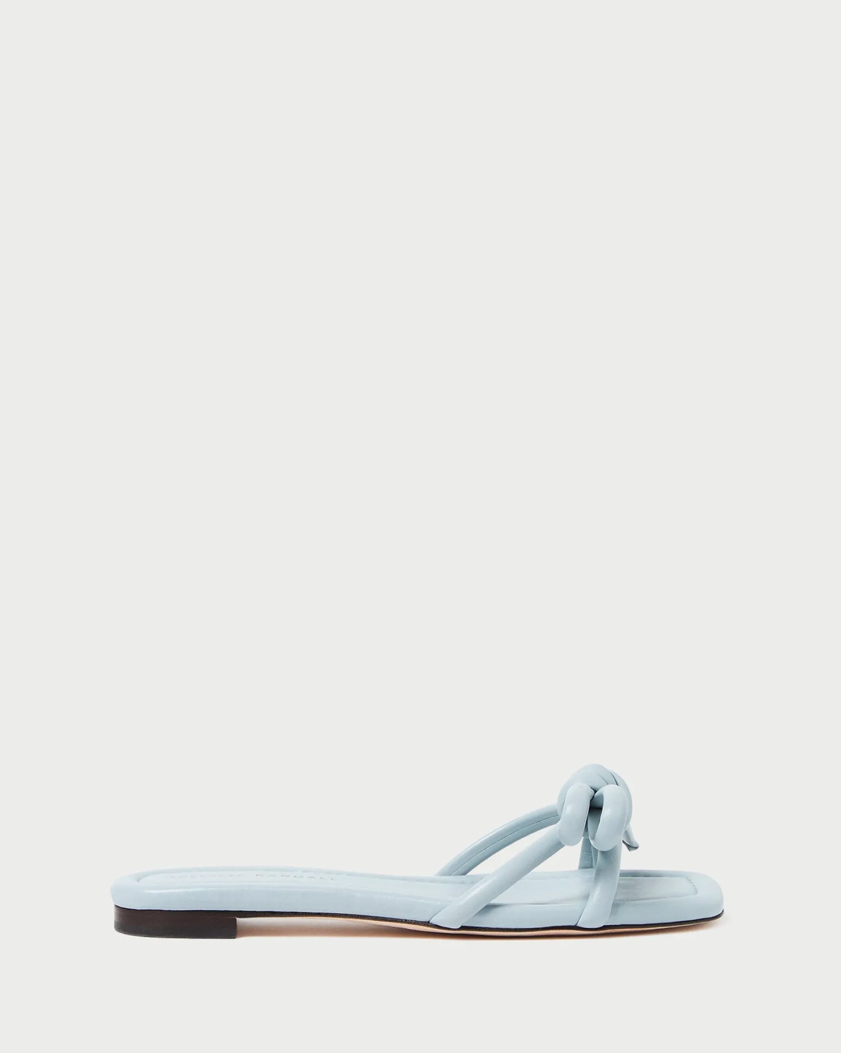 Discount Loeffler Randall Hadley Leather Bow Sandal Blue