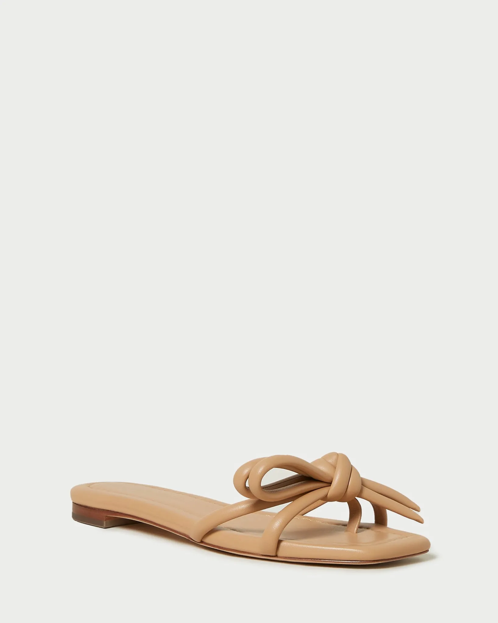 Discount Loeffler Randall Hadley Leather Bow Sandal Blue