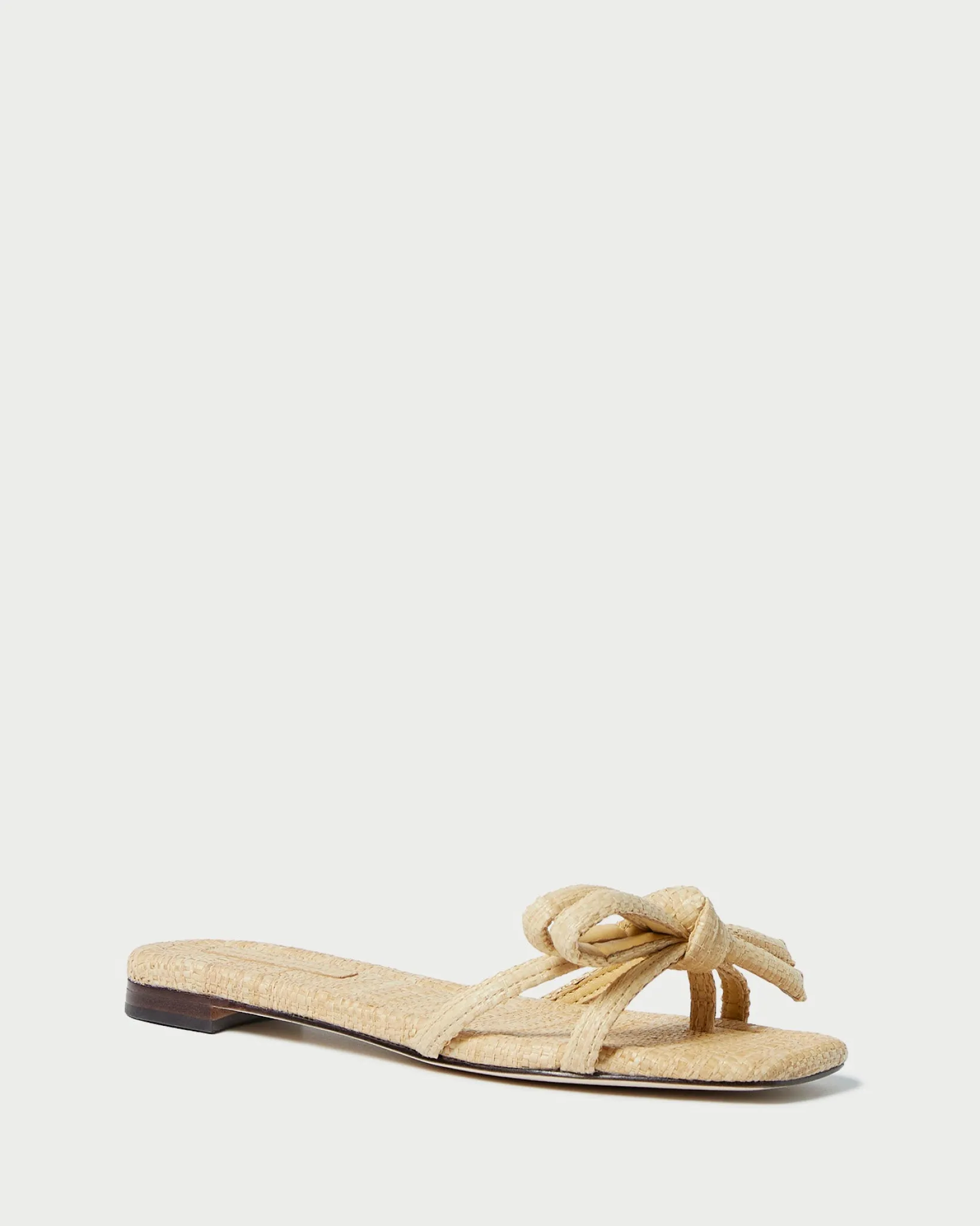 Discount Loeffler Randall Hadley Leather Bow Sandal Blue