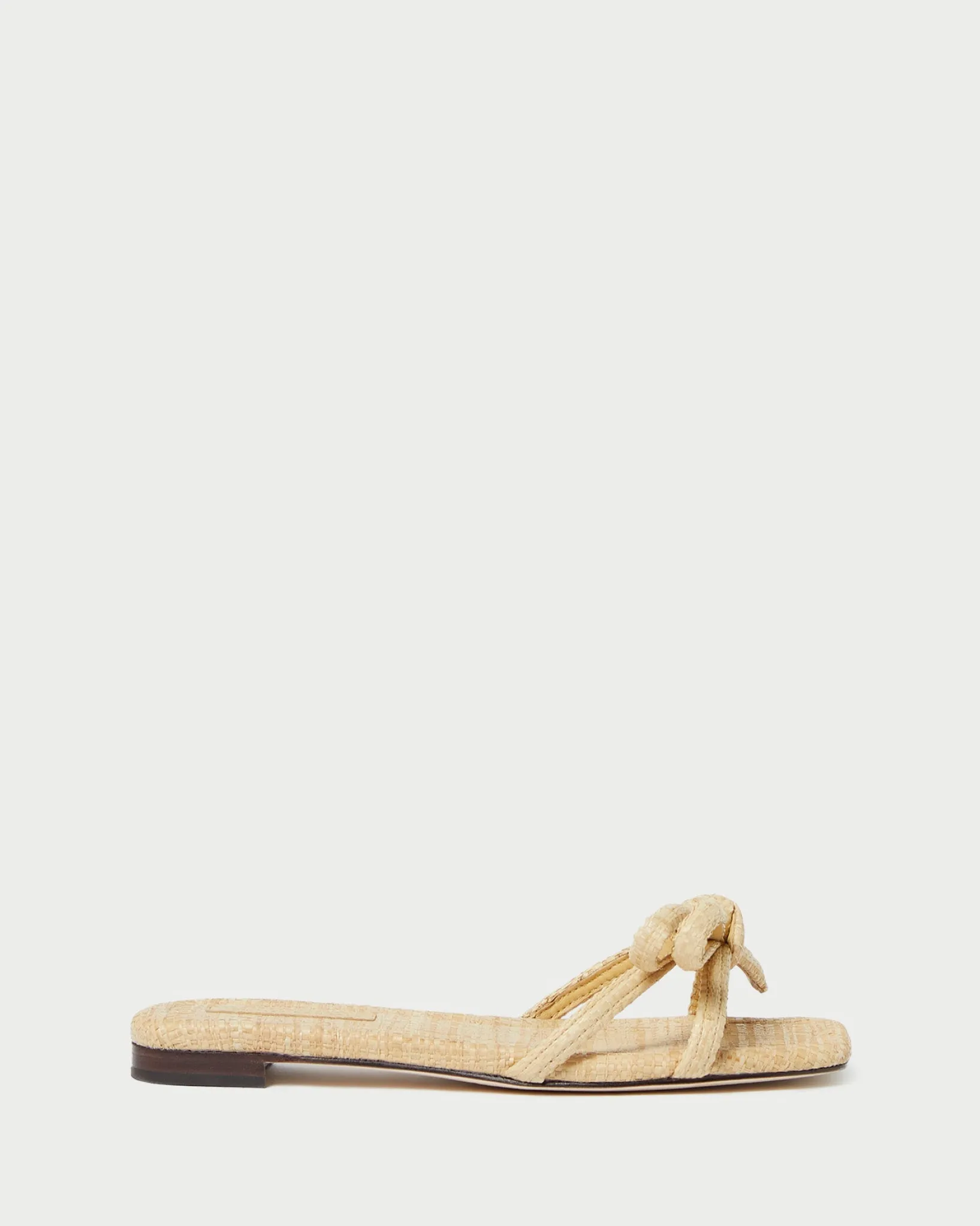 Discount Loeffler Randall Hadley Leather Bow Sandal Blue
