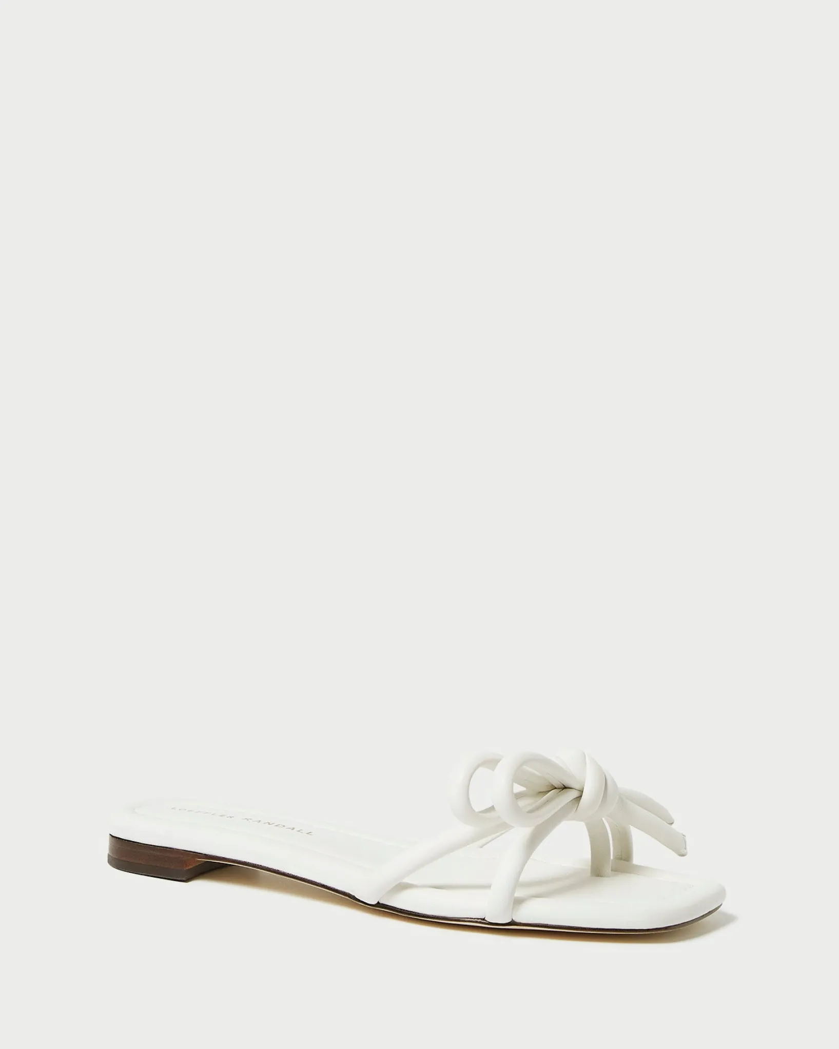 Discount Loeffler Randall Hadley Leather Bow Sandal Blue