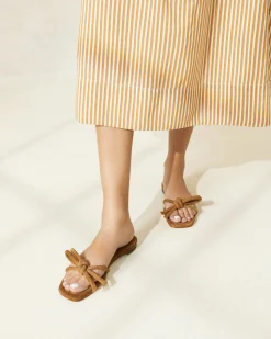 Online Loeffler Randall Hadley Bow Sandal White