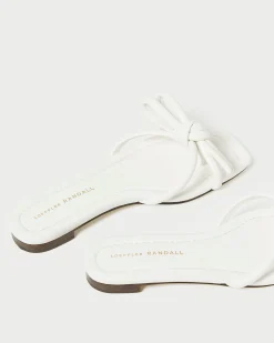 Online Loeffler Randall Hadley Bow Sandal White