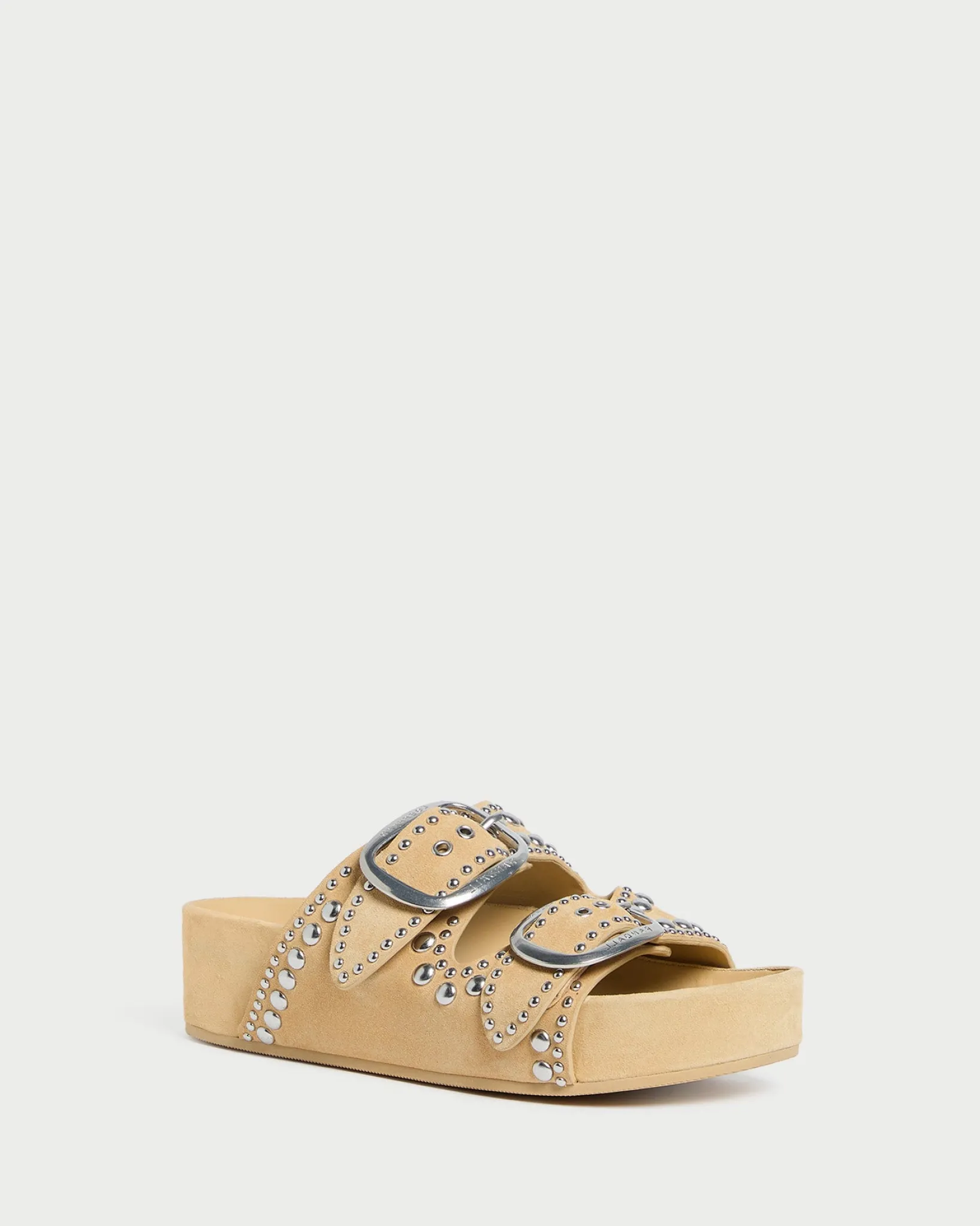 Best Loeffler Randall Jack Saffron Suede Studded Sandal Saffron/Silver
