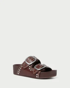 Best Loeffler Randall Jack Saffron Suede Studded Sandal Saffron/Silver