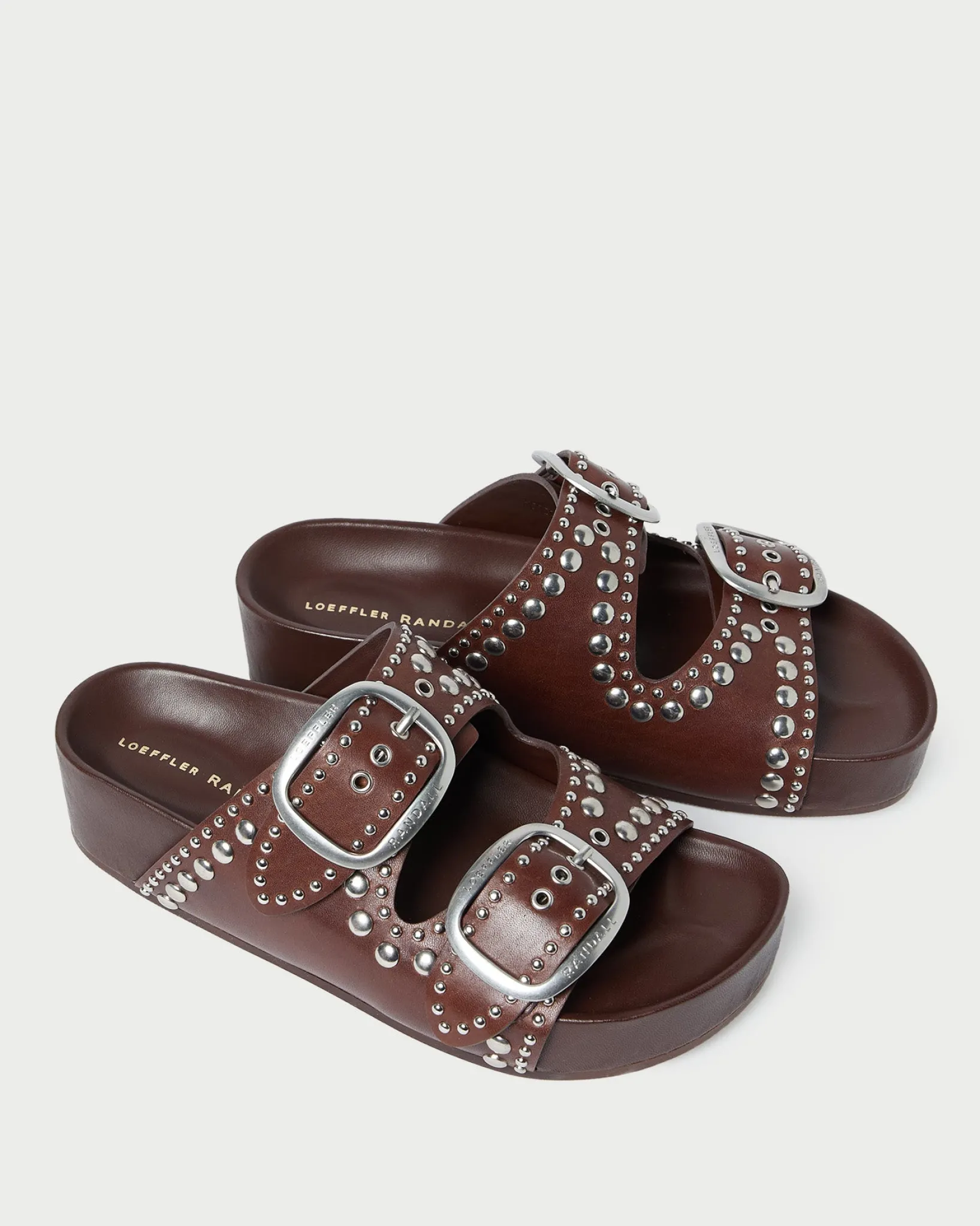 Best Loeffler Randall Jack Saffron Suede Studded Sandal Saffron/Silver