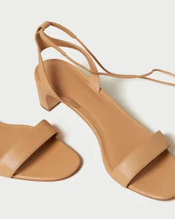Outlet Loeffler Randall Jackie Mid Heel Sandal Champagne