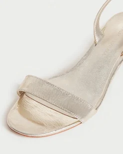 Best Loeffler Randall Jackie Mid-Heel Sandal Cream