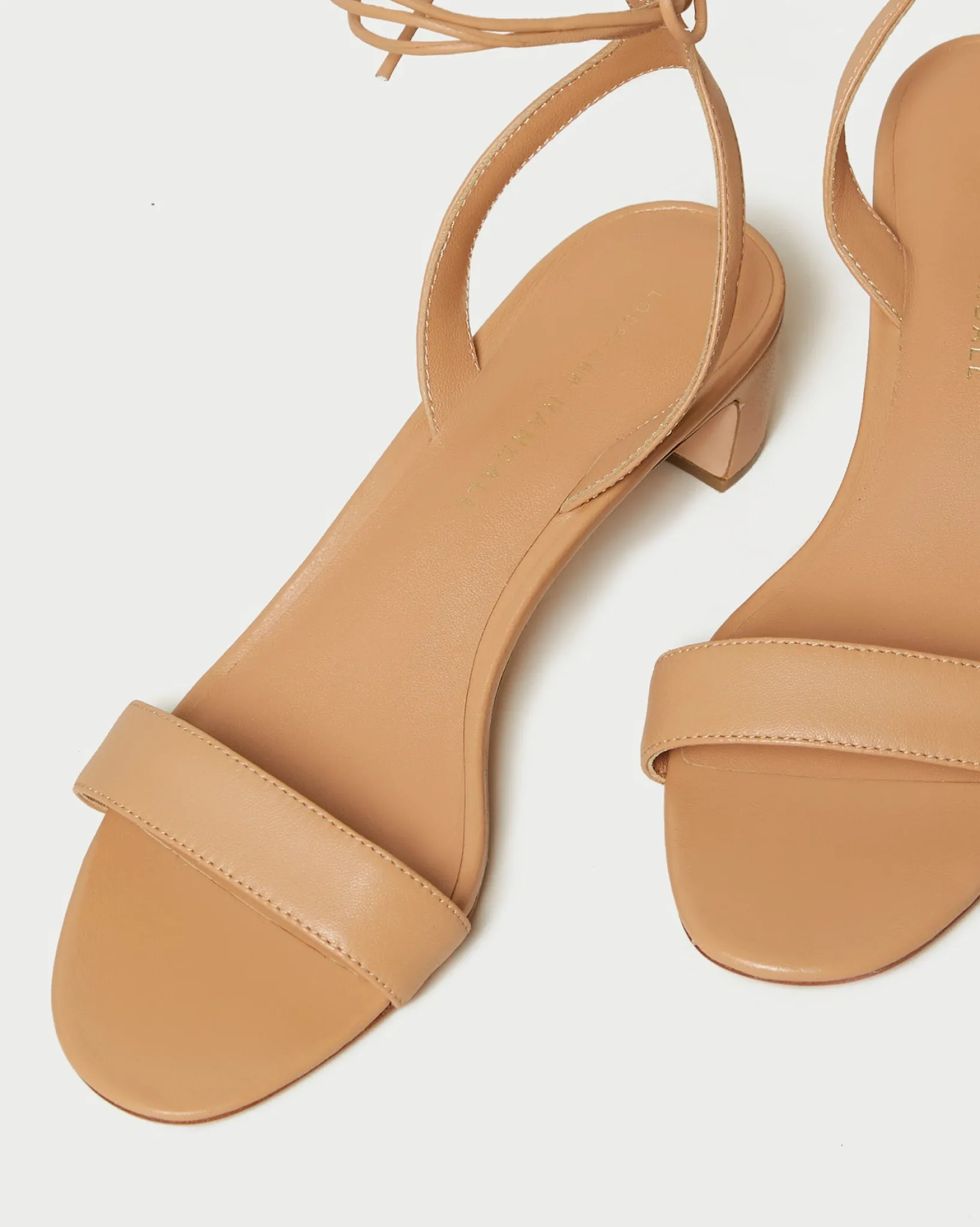 Best Loeffler Randall Jackie Mid-Heel Sandal Cream