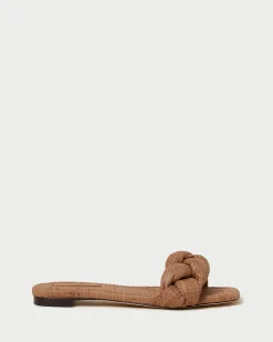 New Loeffler Randall Joanna Denim Braided Sandal Blue