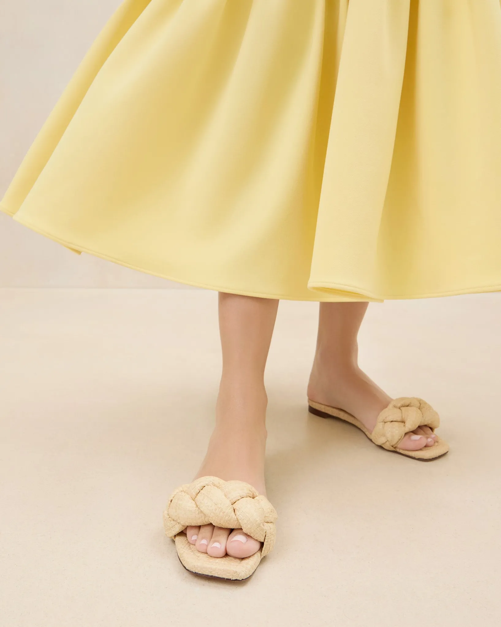 Discount Loeffler Randall Joanna Braided Sandal Natural