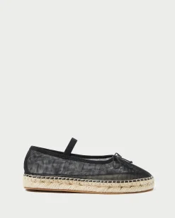 Hot Loeffler Randall Kayla Mesh Ballet Espadrille Black