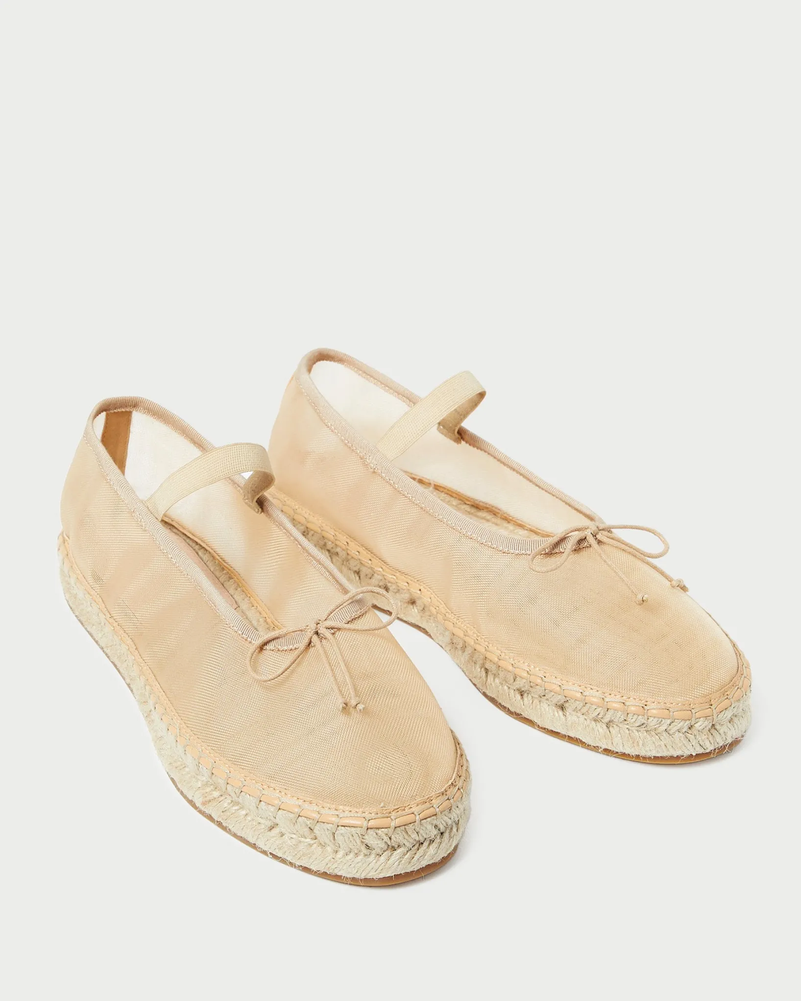 Online Loeffler Randall Kayla Mesh Ballet Espadrille Caramel