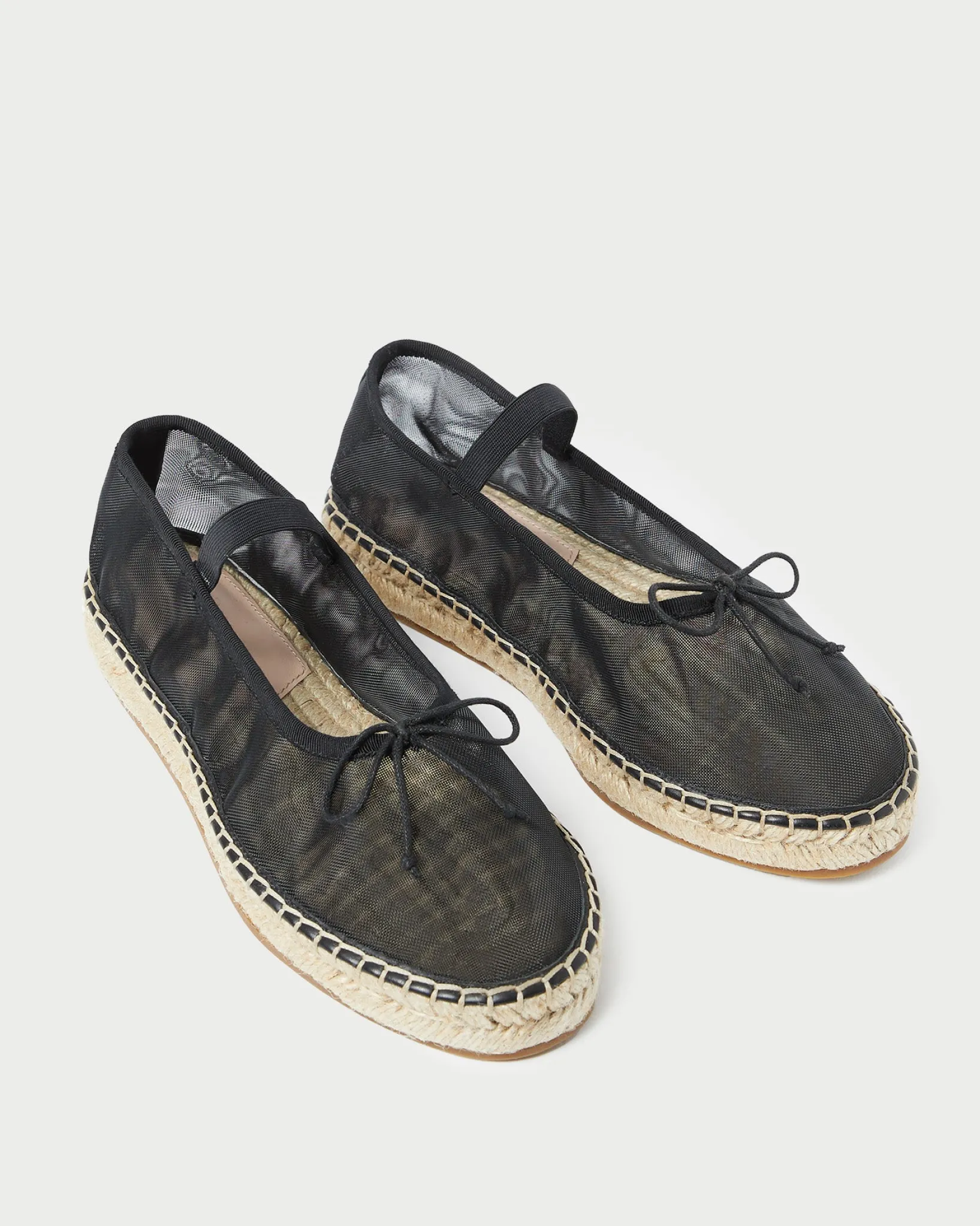 Online Loeffler Randall Kayla Mesh Ballet Espadrille Caramel