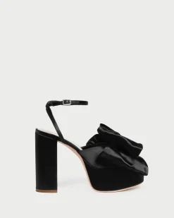Loeffler Randall Kiki Satin Platform Sandal Red