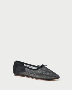 Hot Loeffler Randall Landon Ballet Flat Black Leather
