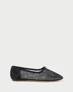 Hot Loeffler Randall Landon Ballet Flat Black Leather