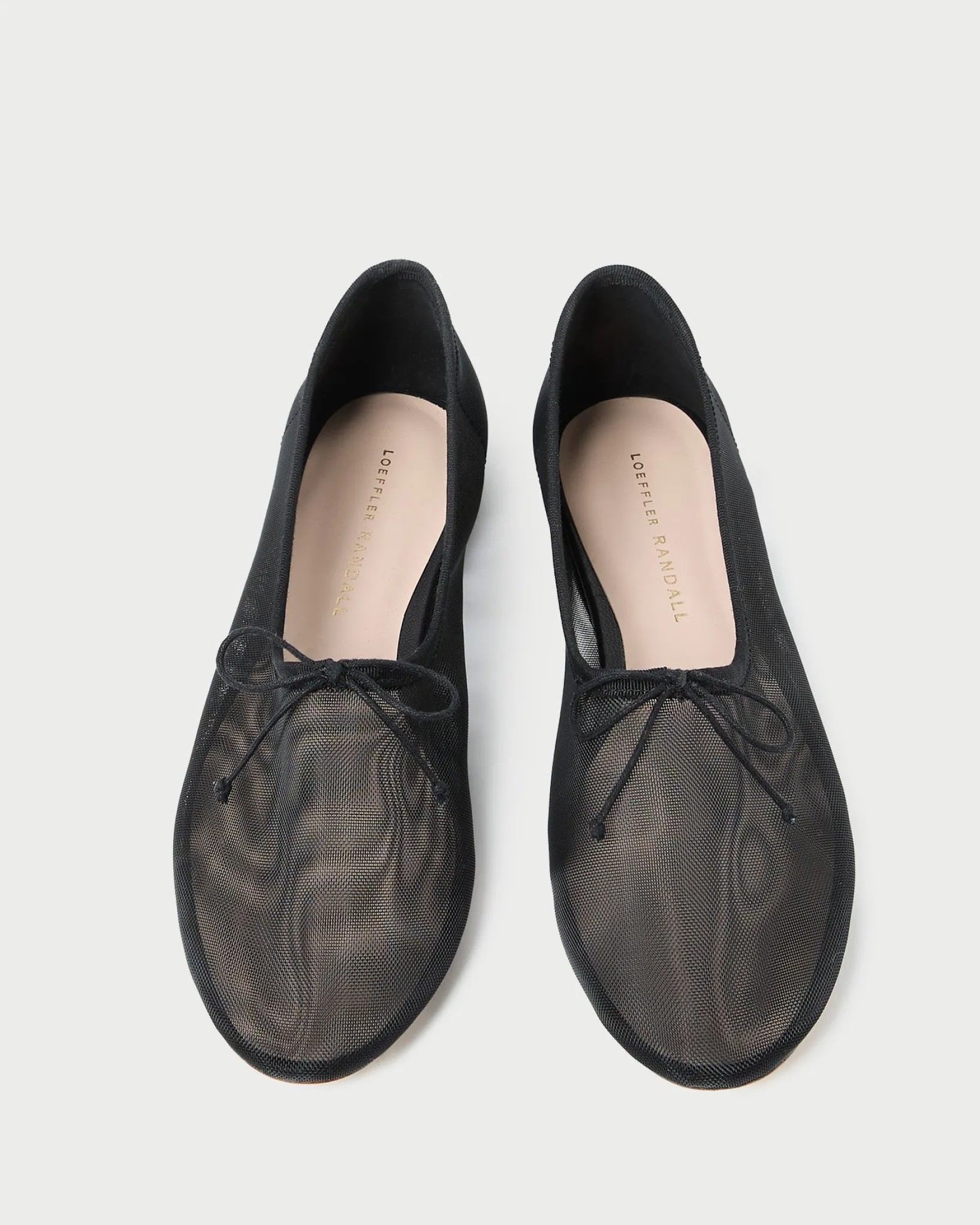 Clearance Loeffler Randall Landon Satin Ballet Flat Cream