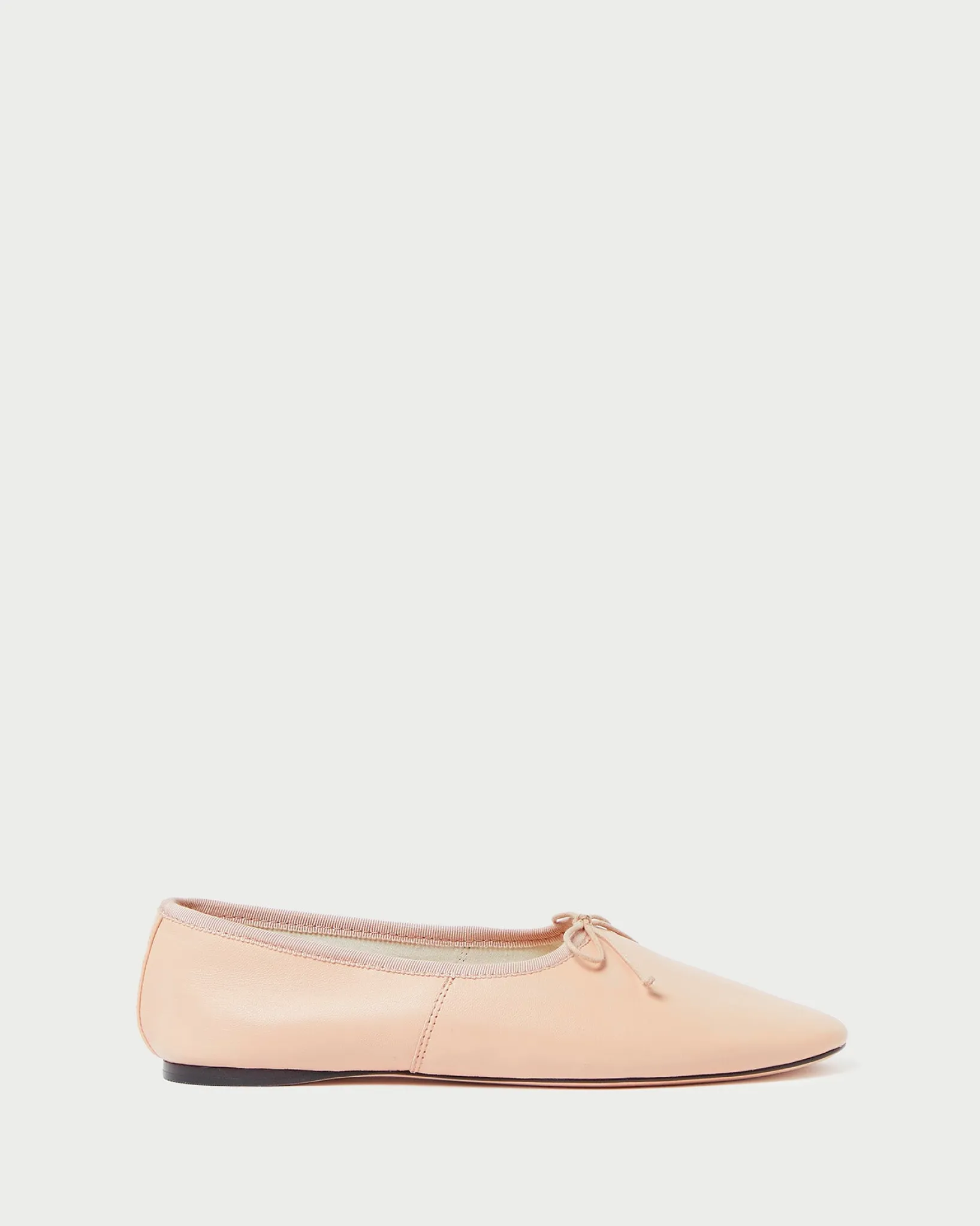 Clearance Loeffler Randall Landon Satin Ballet Flat Cream