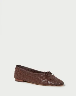 Sale Loeffler Randall Landry Woven Ballet Flat Black