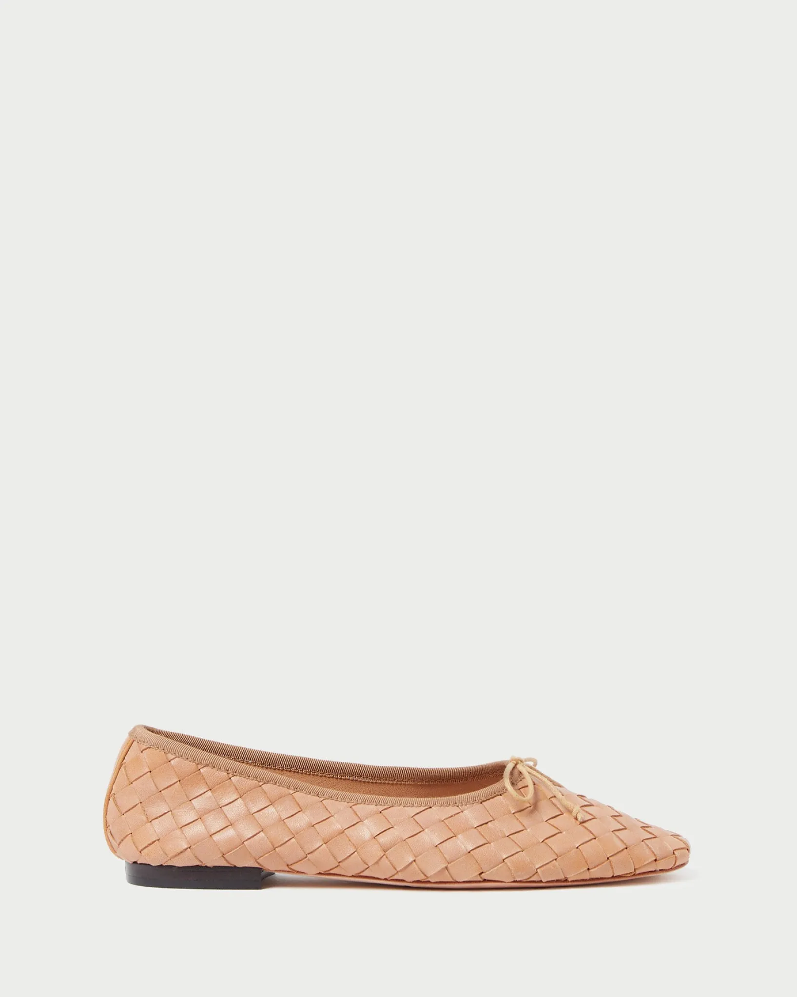 Loeffler Randall Landry Woven Ballet Flat Chocolate