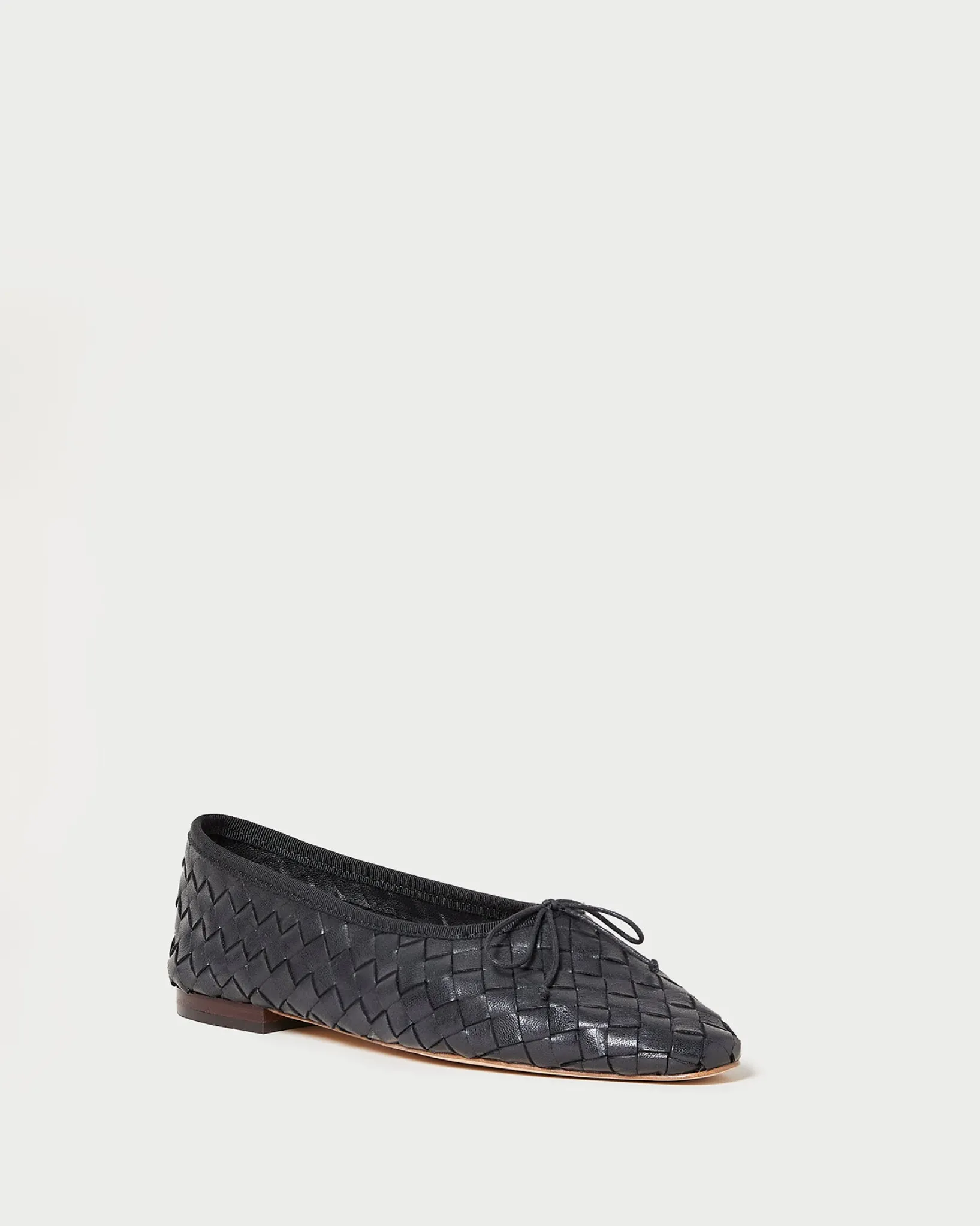 Loeffler Randall Landry Woven Ballet Flat Chocolate