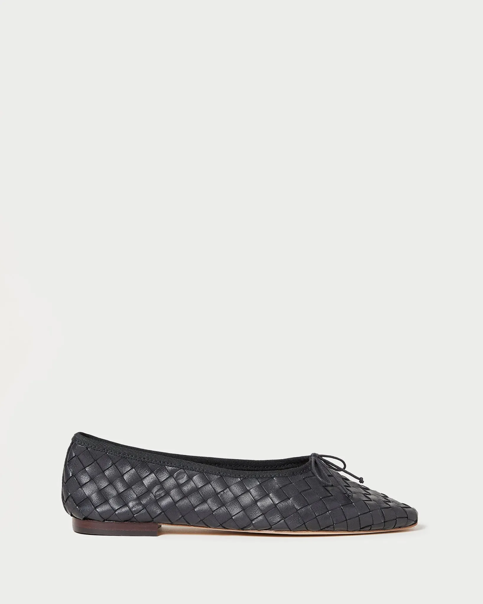 Loeffler Randall Landry Woven Ballet Flat Chocolate